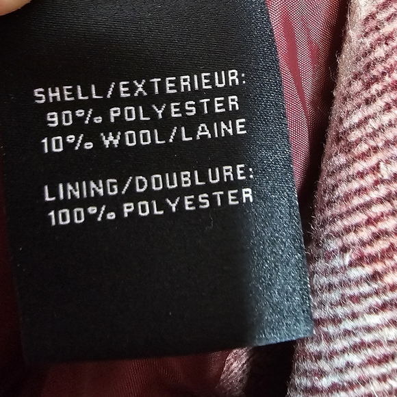 7 for all Mankind Plaid Double Breasted Pea Coat - Picture 10 of 16